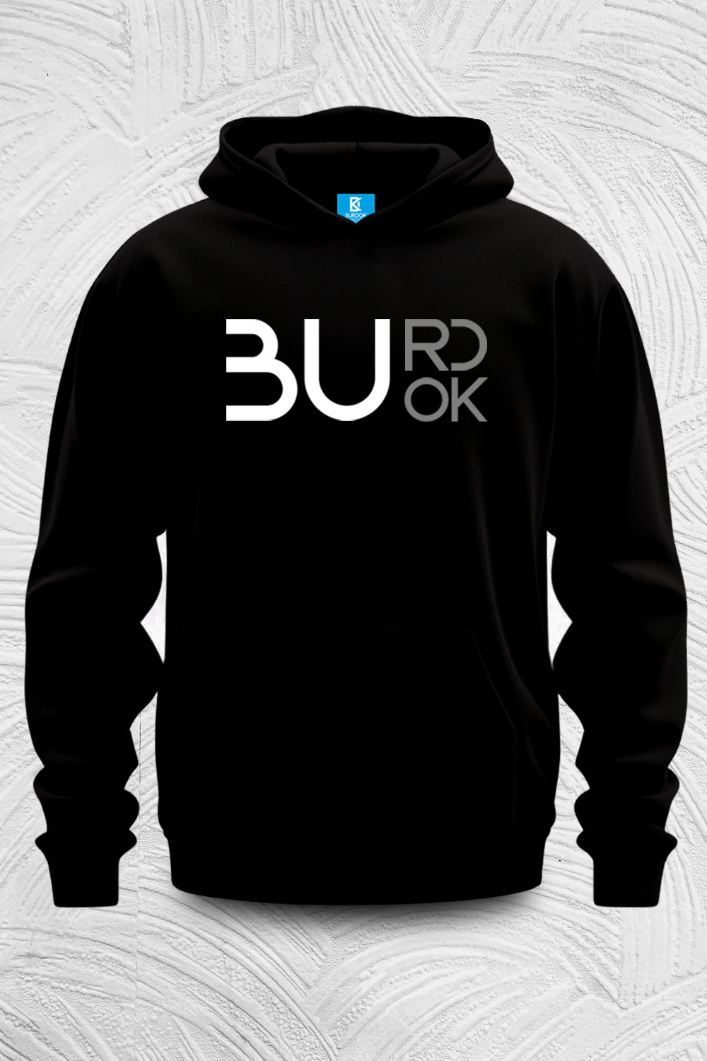 burdok black double tone prime hoodie